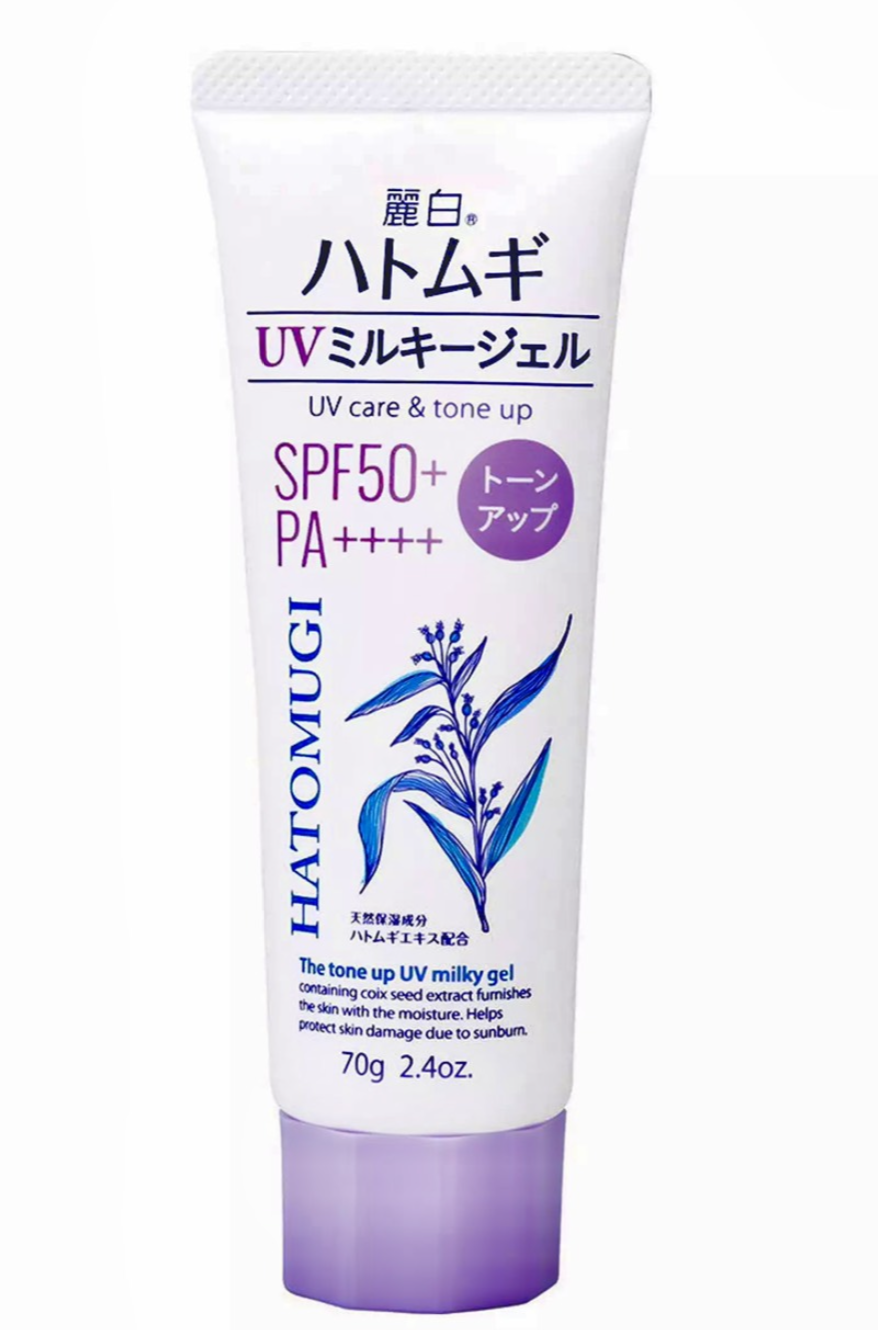 Gel Chống Nắng Cấp Ẩm Nâng Tone Da Hatomugi 70g