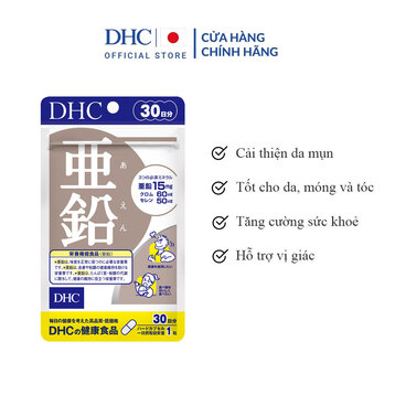 Viên Uống DHC Zinc Bổ Sung Kẽm Gói 30 Ngày 30 Viên Zinc (30 Days Supply) 